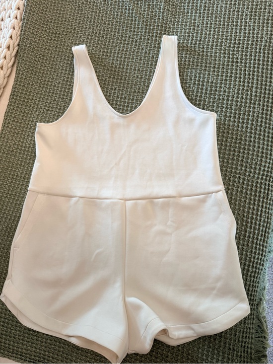 a new day Pants - Target A New Day Brand Cream Scoop-Neck One-Piece Romper NWOT